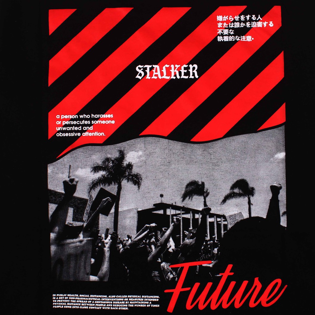 Stalker Longsleeve / Kaos Lengan Panjang - Social Distancing