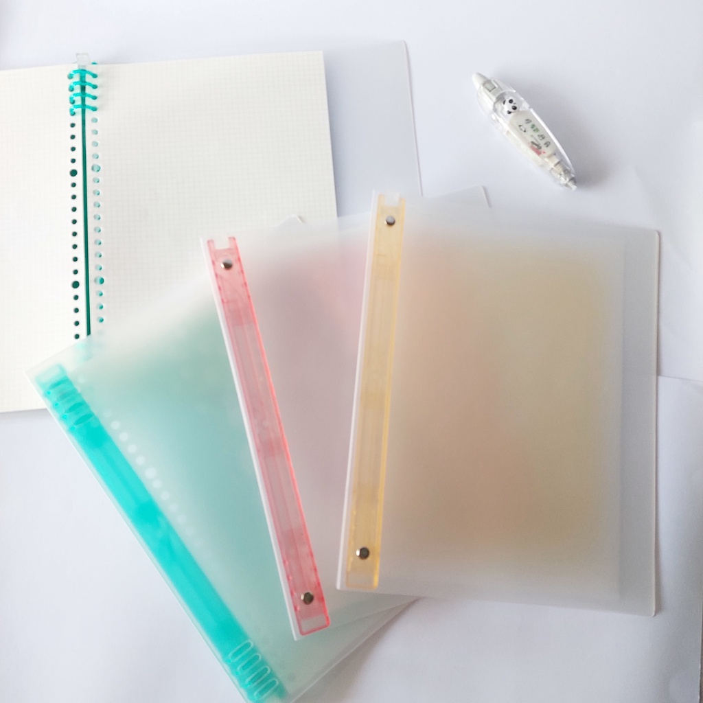 

Binder Polos Warna B5 A5 | Binder Transparan | Binder B5 A5 | Loose Leaf B5 A5 | Buku Catatan B5 A5