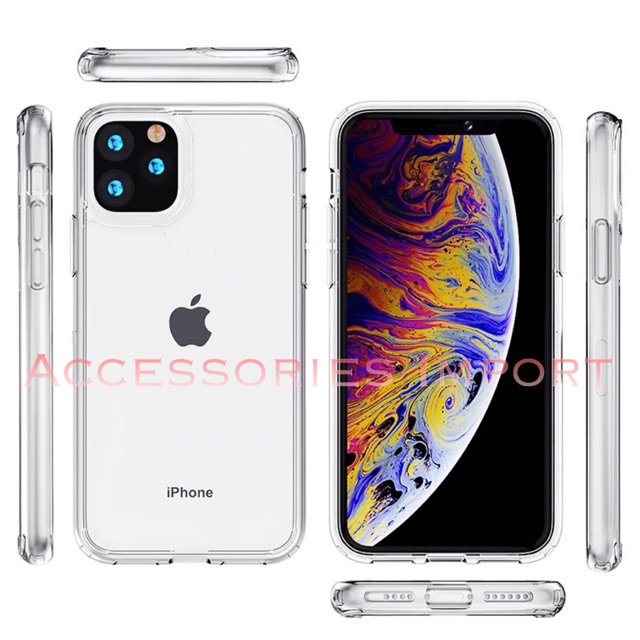 IphoneX/Xs/Xr/XsMax/Iphone11/11pro/11ProMax/iphone12/12pro/12promax/12mini/Softcase Bening Tebal