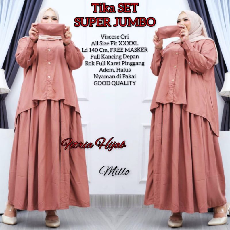 Tika Set Rok Wanita Super Jumbo LD 140