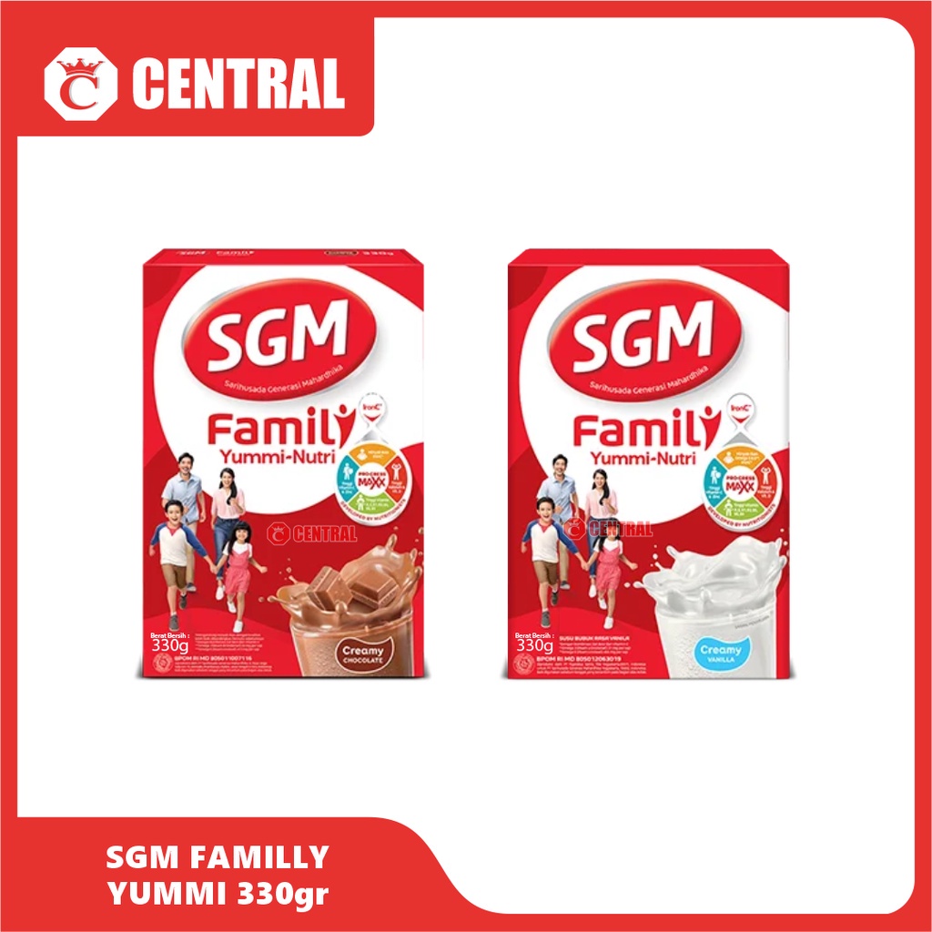 

SGM Family Yummi Nutri Creamy Vanila Susu Keluarga 330gr