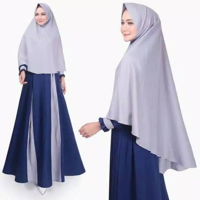 Marwah syari/set gamis syari