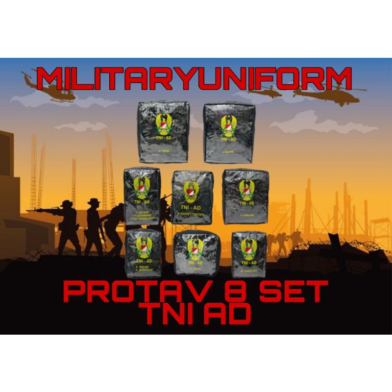 TAS PROTAV TNI TAS 8 SET MULTIFUNGSI