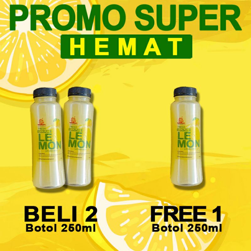 

PROMO SUPER HEMAT - SARI LEMON 250ML - Fresh Lemon Denpasar