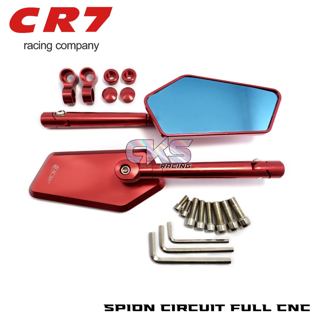 Spion Circuit Spion Full CNC CKS Original Universal Nmax,Pcx,Aerox,Vario,Mio,R15,Cbr150r,Ninja Dll-Red