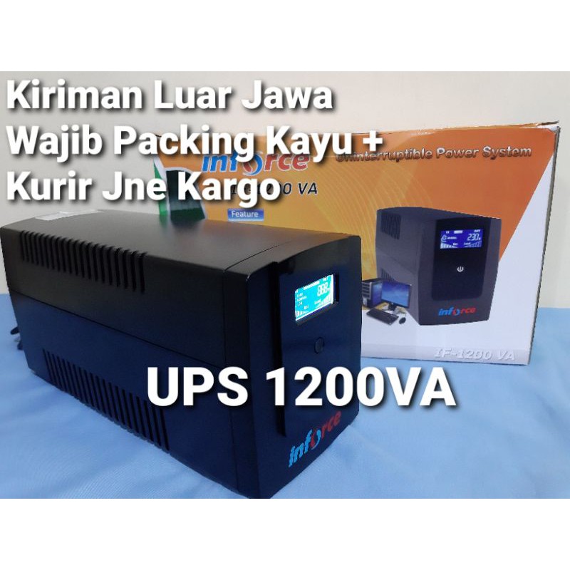 UPS INFORCE 1200WA UPS 1200WA INFORCE WITH DIGITAL DISPLAY - UPS INFORCE 1200 WA STABLIZER - UPS INFORCE IF 1200 WA