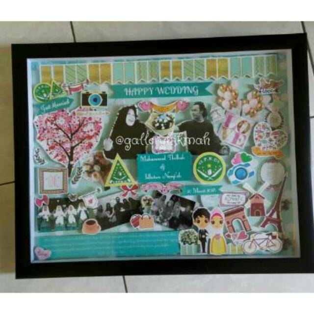 

Kado Wedding Scrapbook Scrapframe Kekinian Termurah