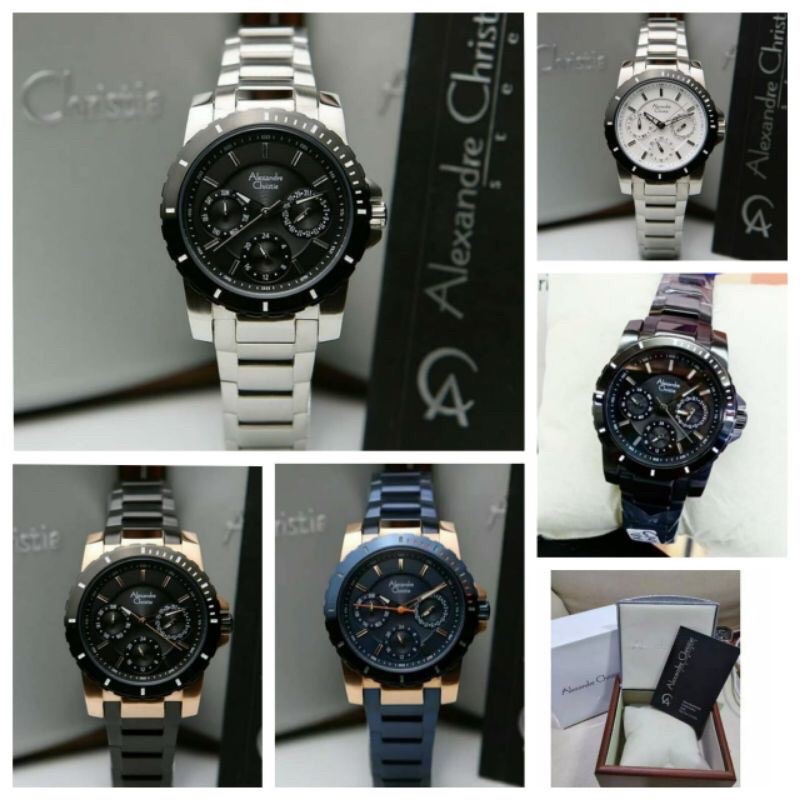 JAM TANGAN ALEXANDRE CHRISTIE WANITA 6141 original garansi resmi