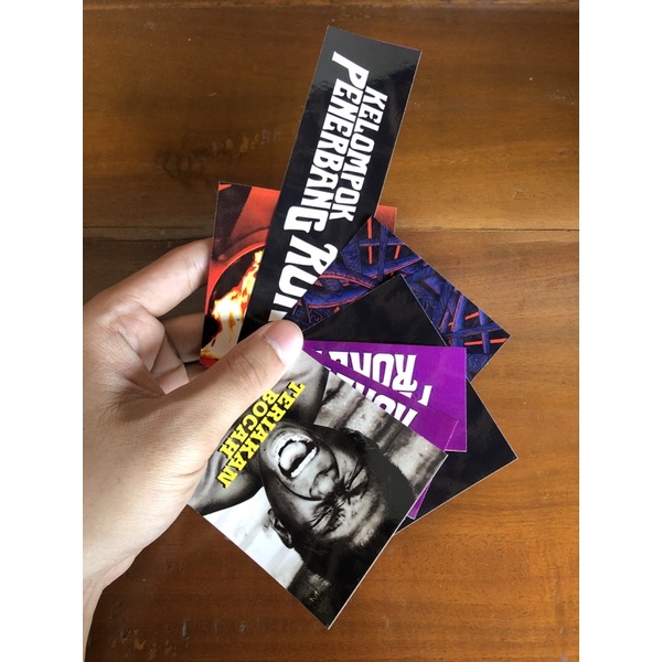 stiker stiker pack kelompok penerbang roket indonesia band hits laptop hp skin tablet