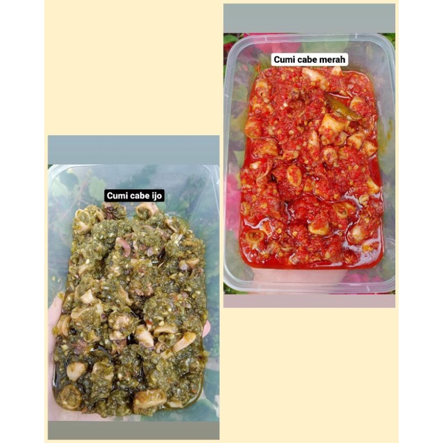 

New! CUMI CABE IJO , CUMI CABE MERAH @200GR