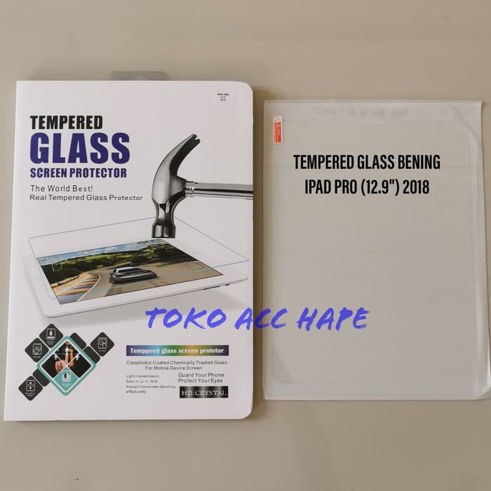 TEMPERED GLASS IPAD PRO (12.9&quot;) 2018/2020 KACA BENING/CLEAR TERMURAH