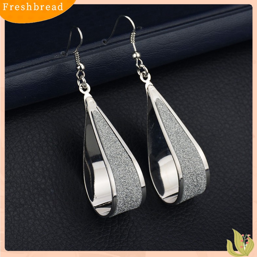 Terlaris Water Drop Shape Alloy Simple Hollow Drop Earrings Hook Earrings Party Supplies for Wedding