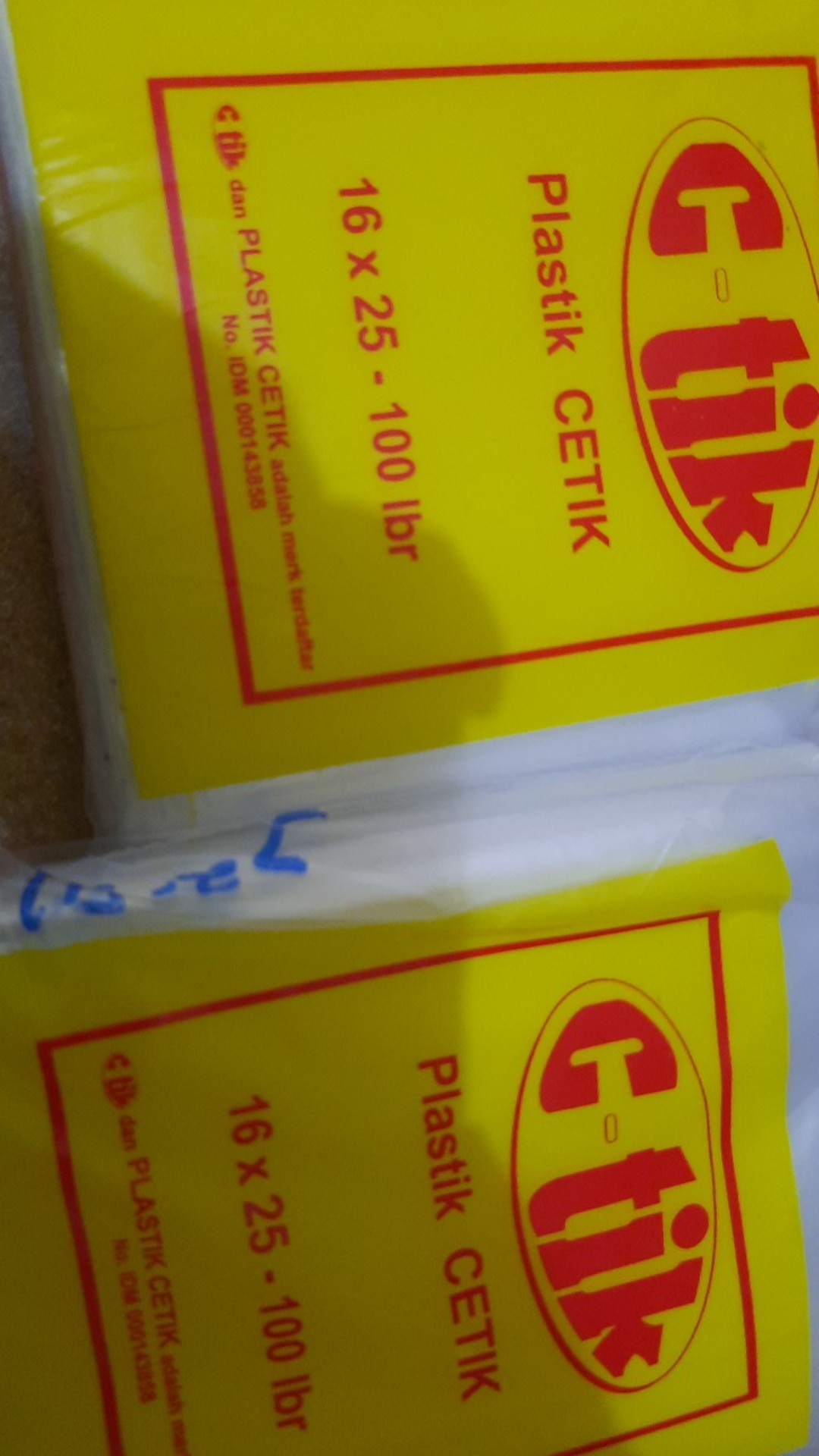 Plastik Klip / Plastik Cetik 16x25 Cm