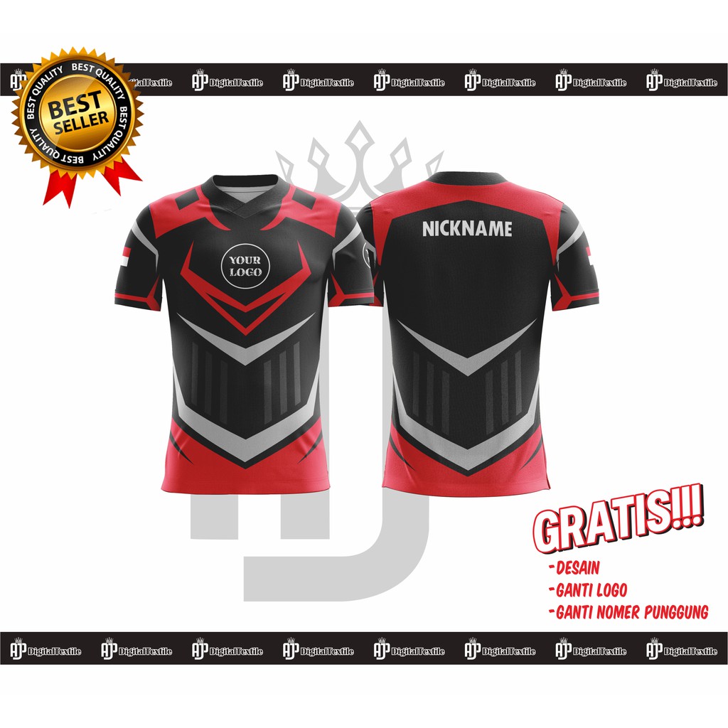 JERSEY ATASAN FULL PRINTING BEBAS DESAIN