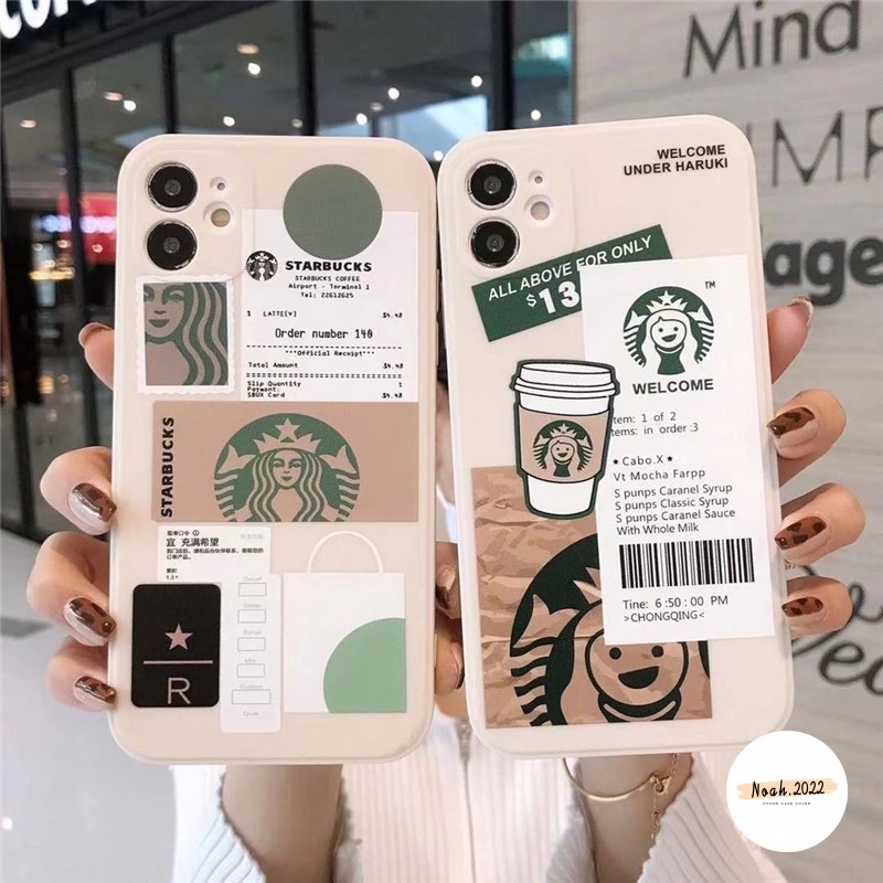 STARBUCKS Casing TPU RealMe 8 8Pro 7 7i 6 6s 6i 5 5i 5s C3 C15 C20A C11 2021 C11 2020 C21Y C25Y C25 C12 C25A C35 C25s 30A C12S