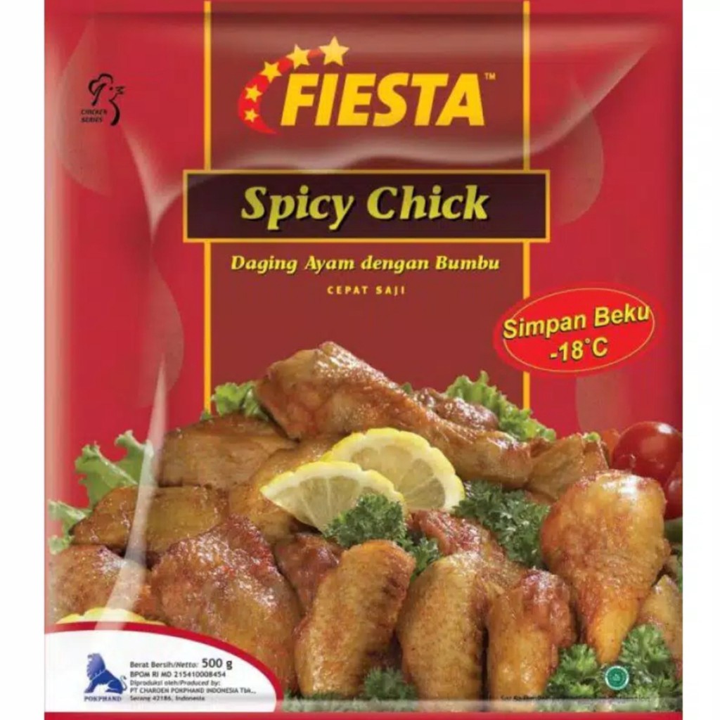 

Fiesta Spicy Chick 500gr Potongan Ayam Berbumbu
