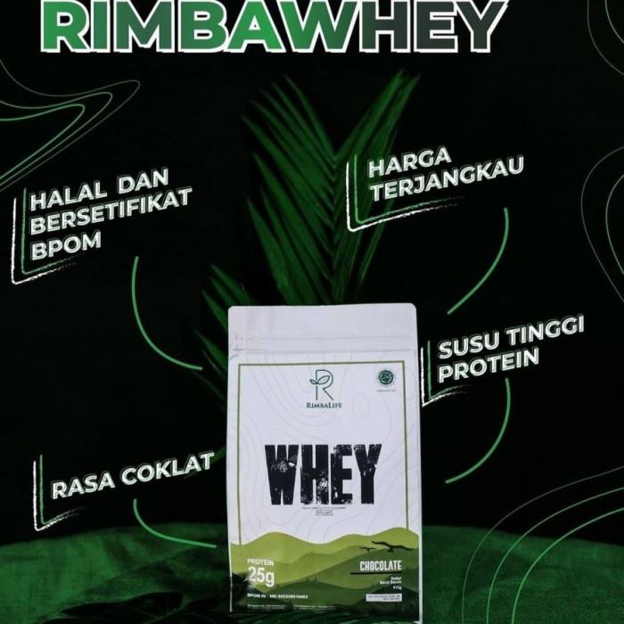 (Free Shaker/Sample) Rimbalife Rimba Whey Susu Whey Protein Halal BPOM 2 Lbs