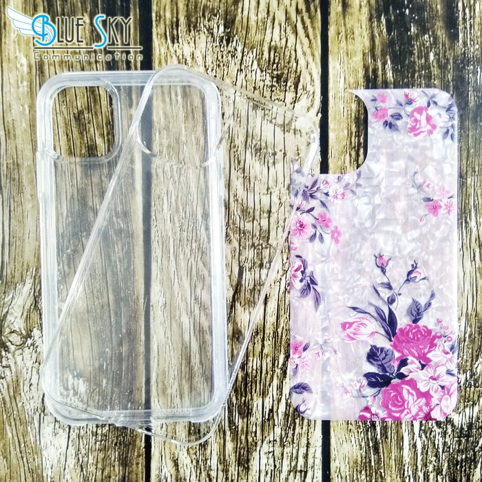 CASING SOFTCASE HARDCASE ANTICRACK BENING MOTIF FLOWER IPHONE 11