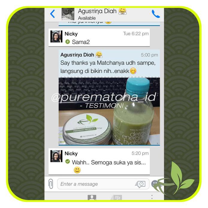 

GREENTEA PURE MATCHA KALENG 50GR GREEN TEA POWDER BUBUK 100% TEH HIJAU