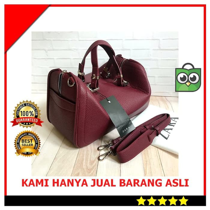 TAS  Tas Wanita Zara Speedy Zara Office Original 100% - Cokelat  IWAZAH OFFICE