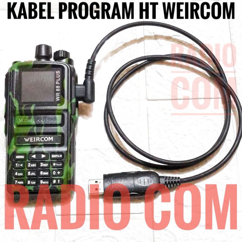 KABEL PROGRAM HT WEIRCOM WR88 PLUS WR808  WR 88 PLUS / KABEL DATA HT WEIRCOM WR 88PLUS WR 808 USB