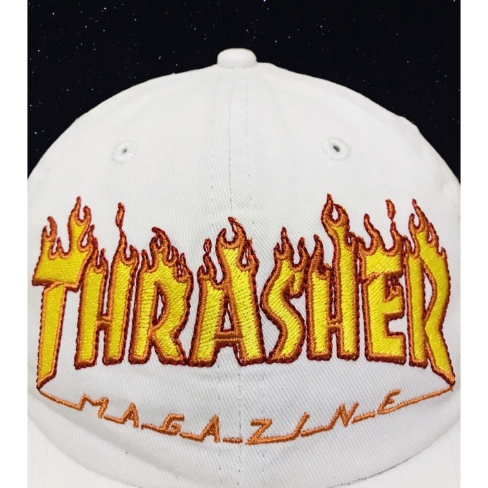 Topi Hats Caps Cap Thrasher Flame Old Timer Hat Authentic Original