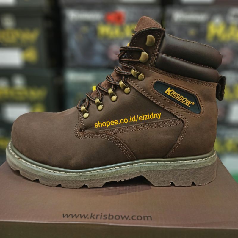 Safety Shoes Krisbow Vulcan Original Shopee Indonesia