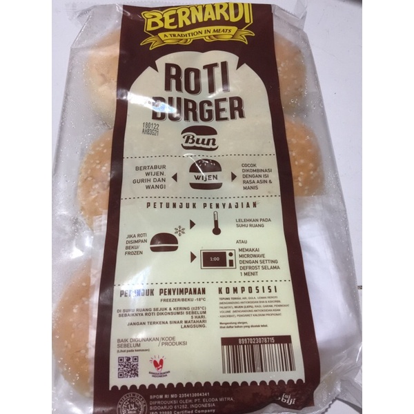 

Roti burger bernadi