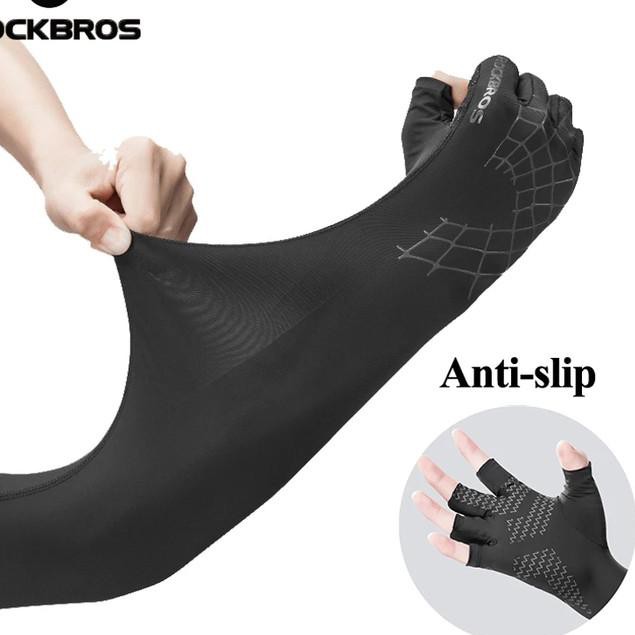 (. ͡❛ ͜ʖ ͡❛.) Rockbros S205 Arm Sleeve Manset Sarung Lengan Panjang - M