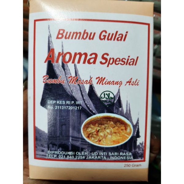 

BUMBU PEMASAK GULAI AROMA SPESIAL 250 GARAM ISI 4BUNGKUS 1KG/1000GRAM