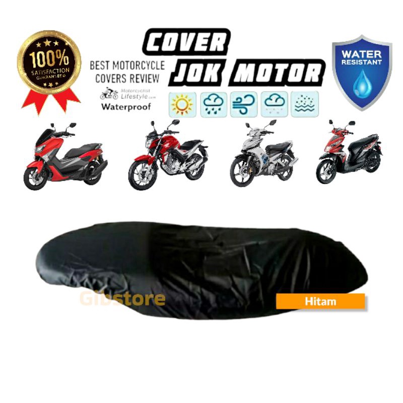 Sarung Jok Motor Cover Pelindung Jok Motor Anti Air Untuk Motor Beat Vario Scoopy Fino Mio Genio Xride Spin Nmax Aerox Pcx Adv Freego Vixion Tiger Thunder Megapro Vespa Supra Kharisma Revo Jupiter Vega Shogun Sarung Pelindung Jok Anti Cakar Kucing