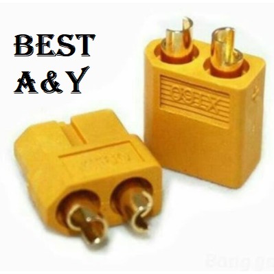 Gold Connector XT60  konektor  1 set Male Female Plug RC LiPo Battery Li-Po XT-60