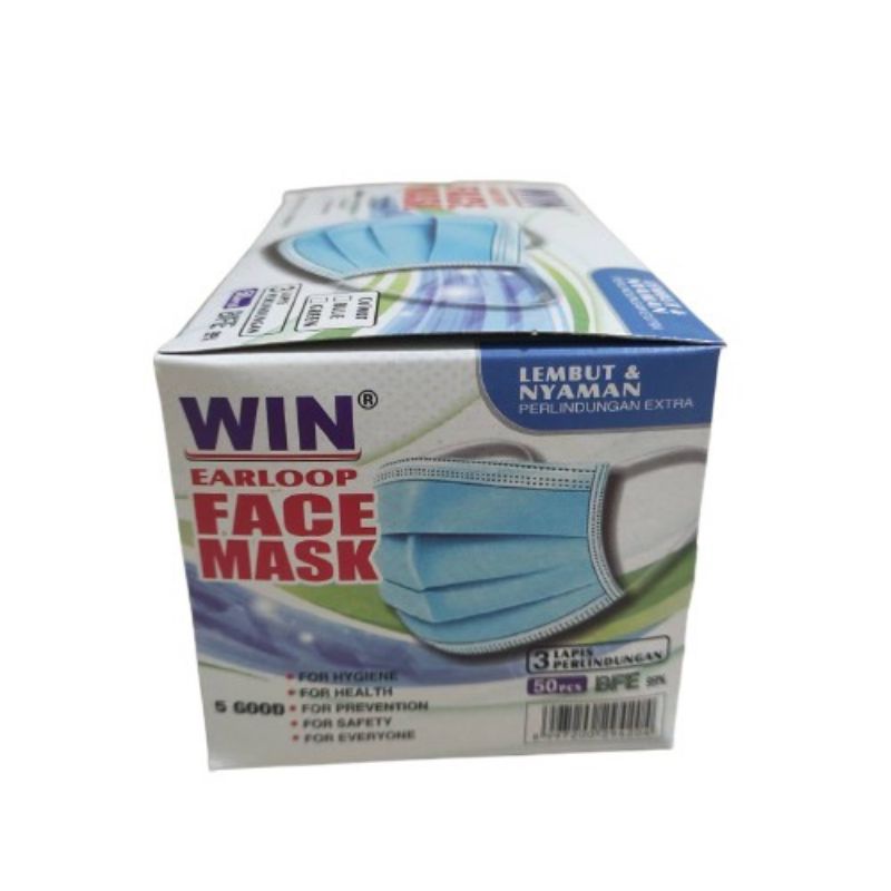 WIN MASKER 3PLY ISI 50PCS