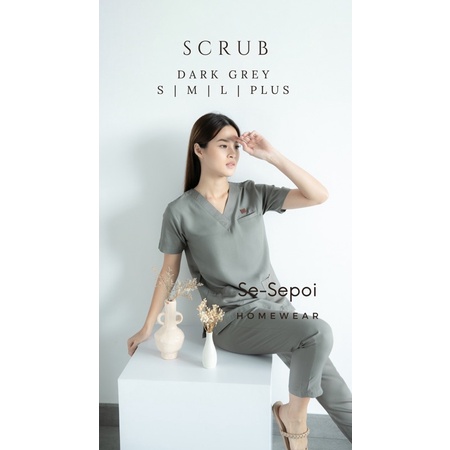 Sesepoi Scrub Set / Baju Dokter / Baju Perawat / Baju Jaga / Baju OK / Baju OKA