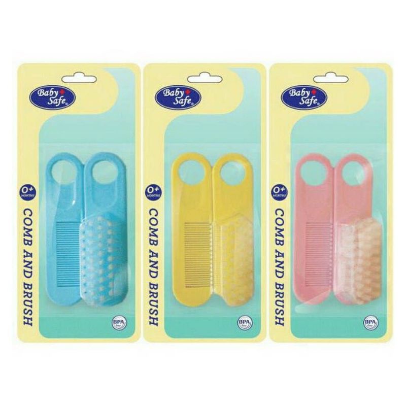 BABYSAFE MURAH COMB &amp; BRUSH / SIKAT DAN SISIR BAYI ANAK BABY SAFE BD195 DL1014