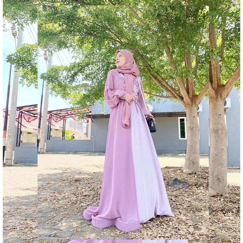 Zainab Dress size XXL - 3L|| Gaun Pesta || dressbridesmaid || dress Brukrat || Dress Kondangan