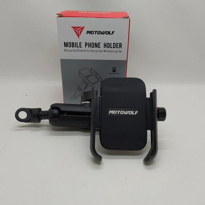 Motowolf Holder Handphone Version 3 Holder Hp 360 Derajat Motowolf V3