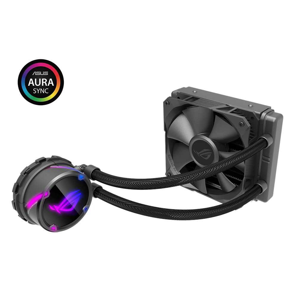 ASUS ROG Strix LC 120 all-in-one liquid CPU cooler with Aura Sync RGB