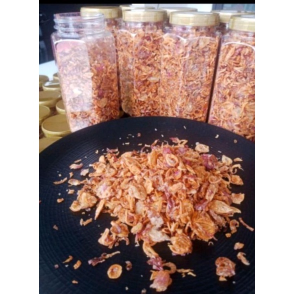 

Bawang merah goreng Brebes asli murni BAGOR BREBES 200 GR