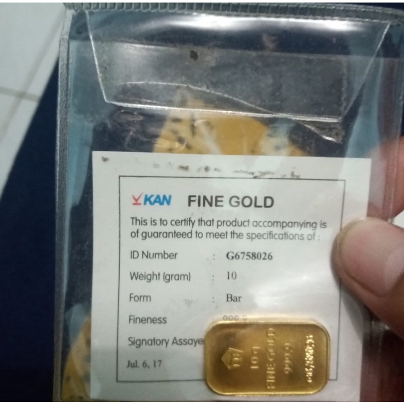 LM emas antam (kemasan retro)