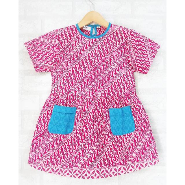 Dress Anak  Batik  Anak  Perempuan  Daster  Batik  Anak  Shopee 