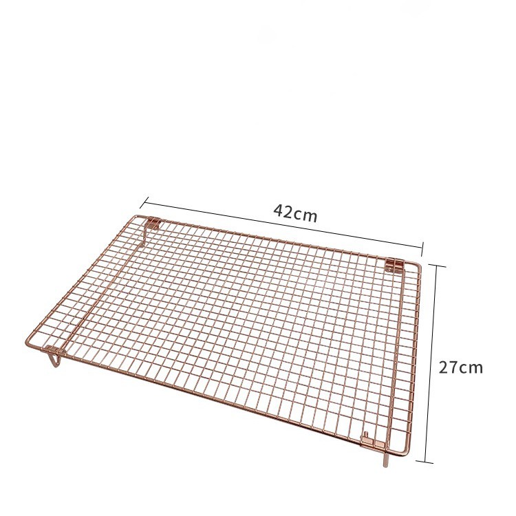 Cooling Rack Stainless Rose Gold / Rak Tatakan Pendingin Kue Besar