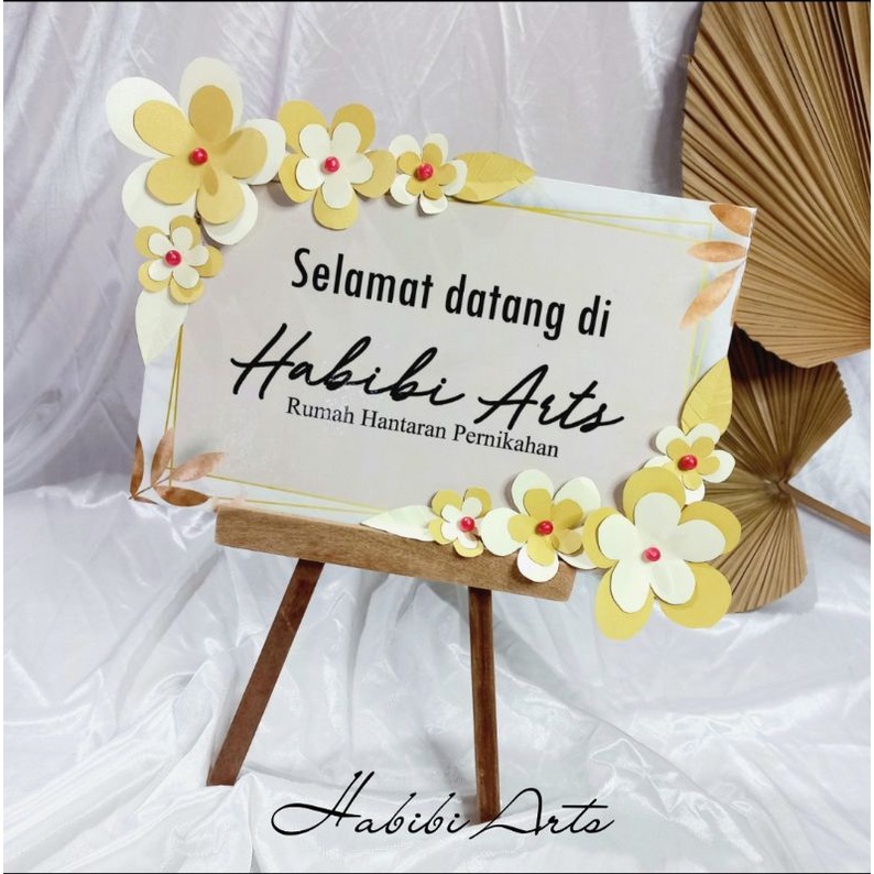 Mini Paper Flower Board / Karangan Bunga Mini