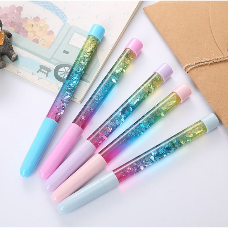 

(PROMO) PULPEN GEL MODEL GLITTER POLOS / PULPEN GEL GLITTER LUCU