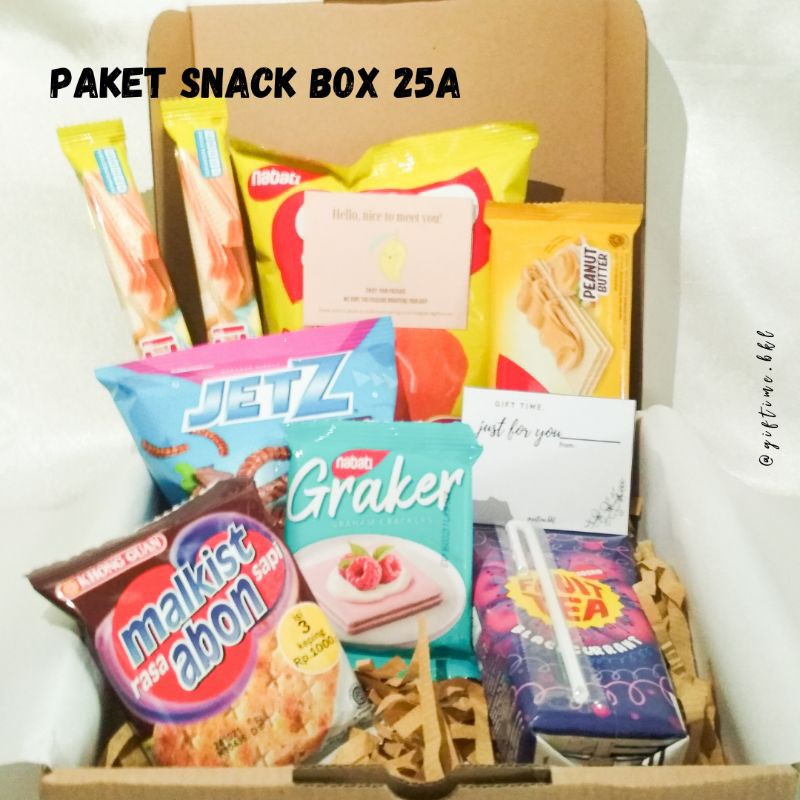 

SNACK BOX / PAKET 25A / ULANG TAHUN / WISUDA / SEMPRO / PAKET MURAH