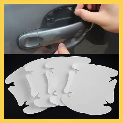 STICKER PELINDUNG HANDLE PINTU MOBIL ISI 4 PCS (TERMURAH) BISA COD