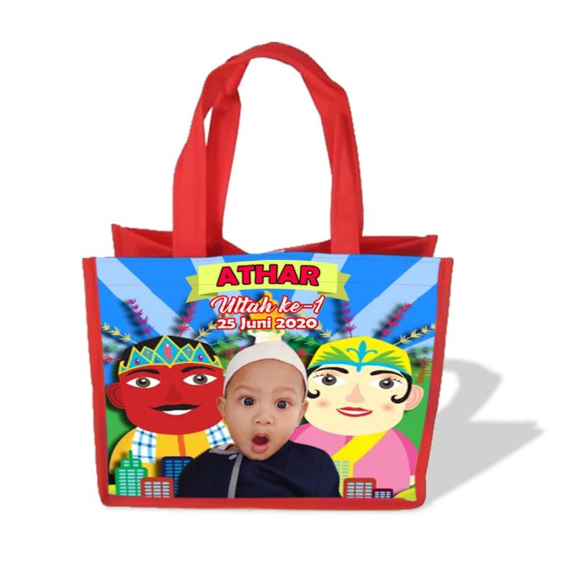 

Tas ultah / tas souvenir ultah / goodie bag custom