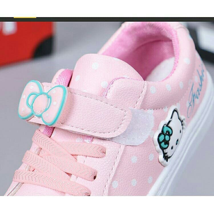 Sepatu Sneaker hello kitty cantik cod import 1-5 thn