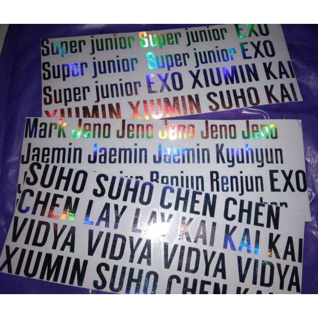 [ CUSTOM ] STIKER HOLOGRAM CUTTING