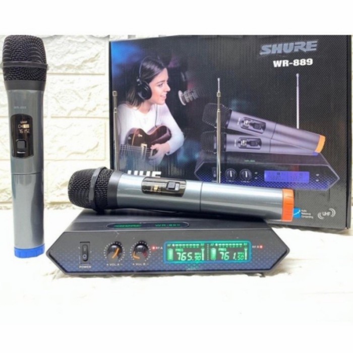 MICROPHONE MIC WIRELESS SHURE WR 889